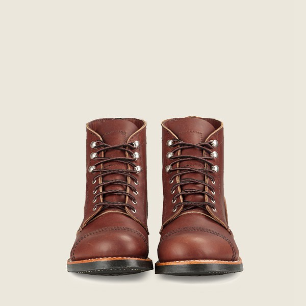 Red Wing Heritage Bot Bayan - Iron Ranger - Short Harness Deri - Kahverengi - 31MBVWGON